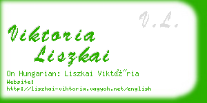 viktoria liszkai business card